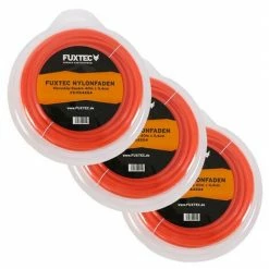 3er-Set FUXTEC Nylonfaden Viereckig-Square 40m X 0,4 Cm