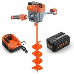 40V Akku Erdbohrer E808T Inkl 150mm Aufsatz, Akku Und Ladegerät FUXTEC