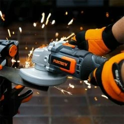 FUXTEC 20V Akku Winkelschleifer FX-E1WS20 SET Mit 1 X Akku 2Ah, 1 X Ladegerät 1A -FUXTEC SHOP 23800222 4