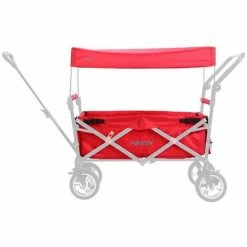 FUXTEC Stoff Bezug Bollerwagen Komplett In Rot CT-700