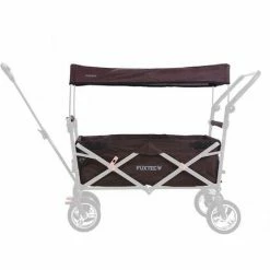 FUXTEC Stoff Bezug Bollerwagen Komplett In Braun CT-700