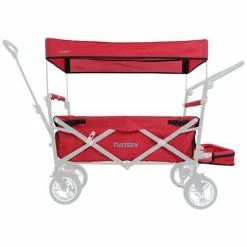FUXTEC Stoff Bezug Bollerwagen Komplett In Rot CT-800