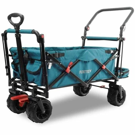 FUXTEC Strand-Bollerwagen FX-CTB800 mit UV-geschütztem Sonnendach,Schiebegriff & Innenraumverlängerung Türkis FUXTEC Strand-Bollerwagen FX-CTB800 Mit UV-geschütztem Sonnendach,Schiebegriff & Innenraumverlängerung Türkis -FUXTEC SHOP 68258113 5