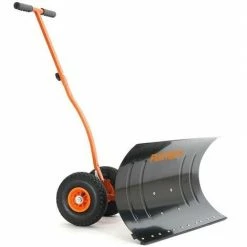 FUXTEC Schneeschaufel Mit Räder Schneeschieber